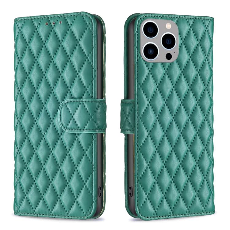 Diamond Lattice Wallet Flip Leather Phone Case, Series 2