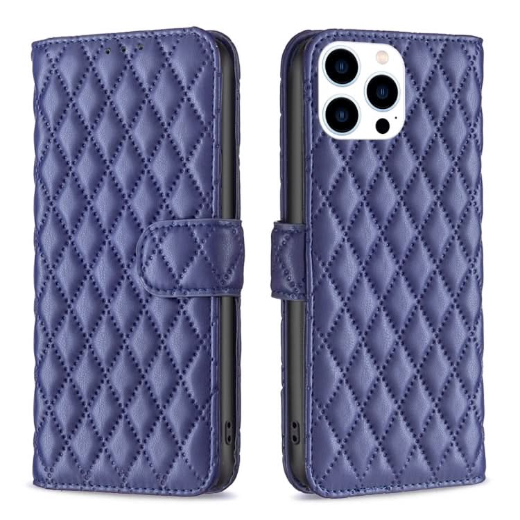 Diamond Lattice Wallet Flip Leather Phone Case, Series 1