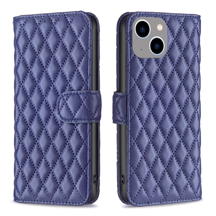 Diamond Lattice Wallet Flip Leather Phone Case, Series 1