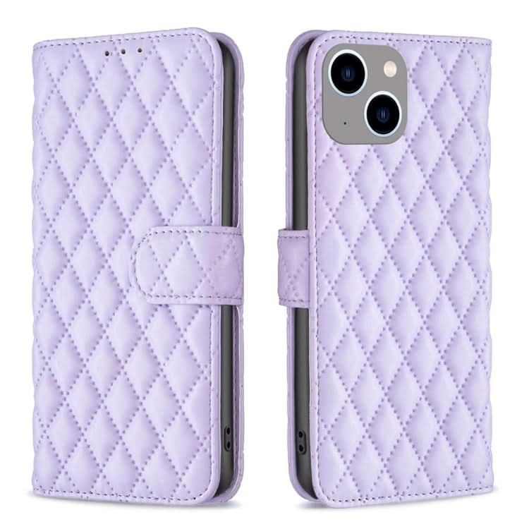 Diamond Lattice Wallet Flip Leather Phone Case, Series 1