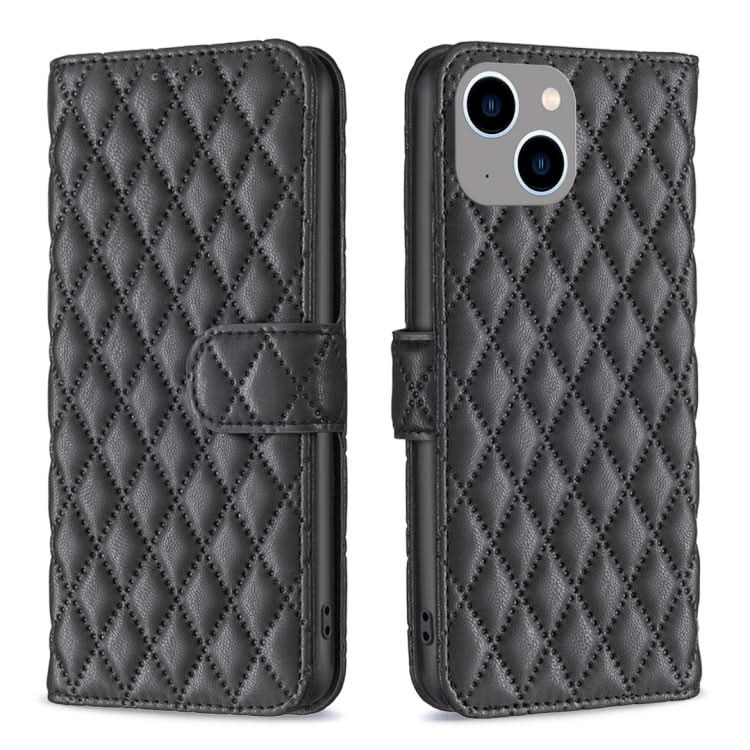 Diamond Lattice Wallet Flip Leather Phone Case, Series 1