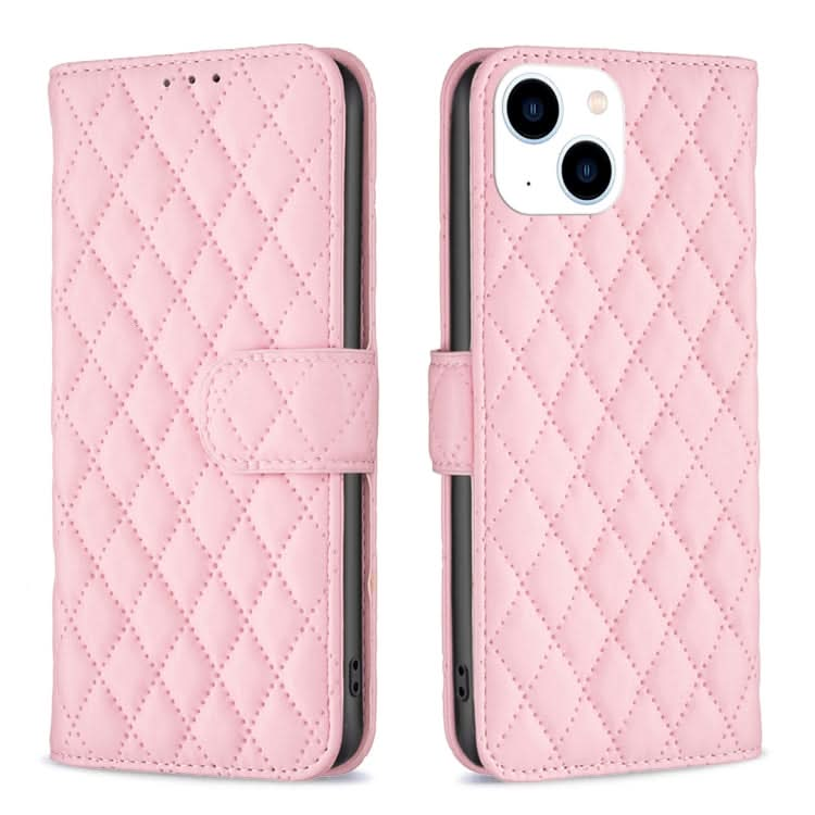 Diamond Lattice Wallet Flip Leather Phone Case, Series 1