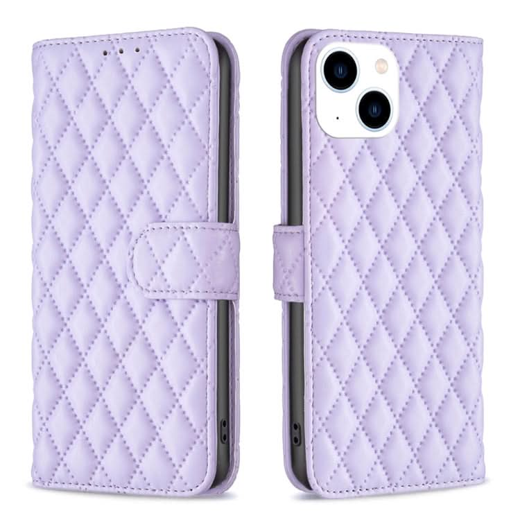 Diamond Lattice Wallet Flip Leather Phone Case, Series 1