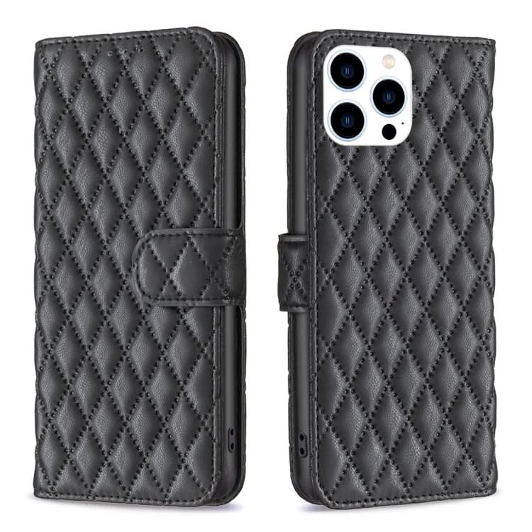 Diamond Lattice Wallet Flip Leather Phone Case, Series 2