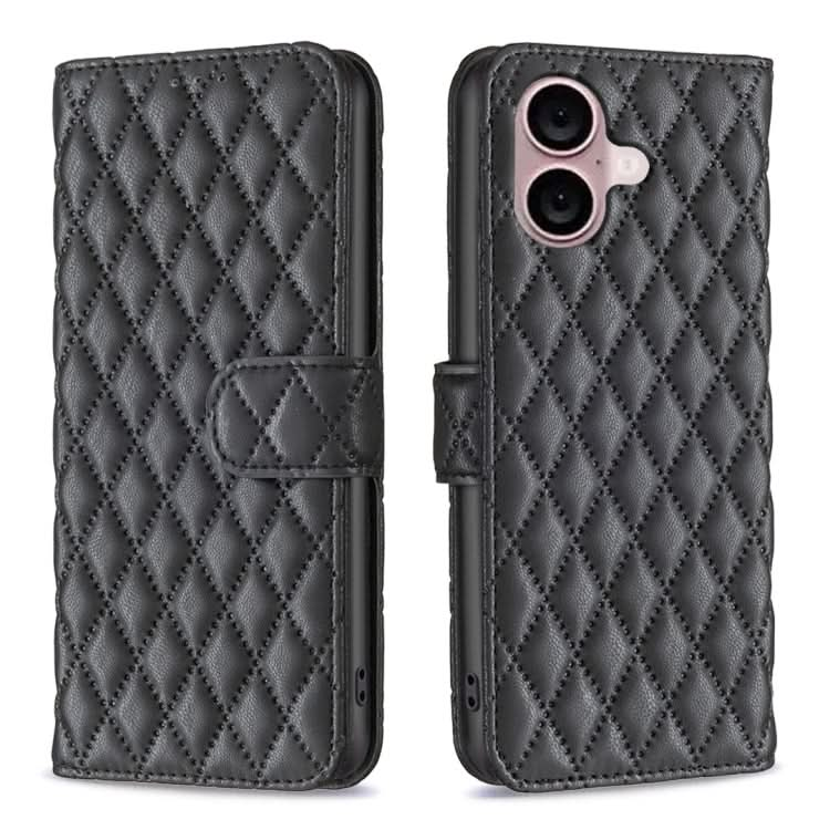 Diamond Lattice Wallet Flip Leather Phone Case, Series 2