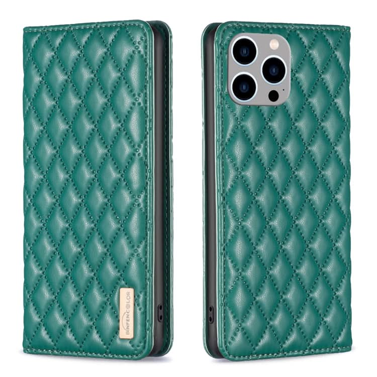 Diamond Lattice Magnetic Leather Flip Phone Case, Series 2