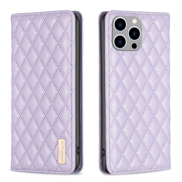 Diamond Lattice Magnetic Leather Flip Phone Case, Series 2