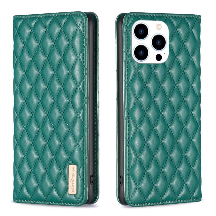 Diamond Lattice Magnetic Leather Flip Phone Case, Series 1