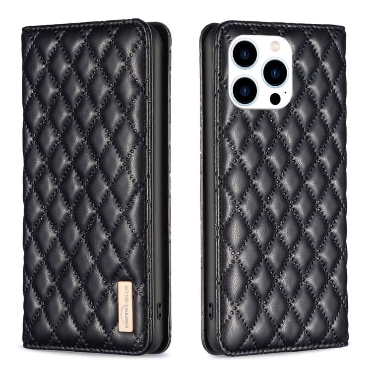 Diamond Lattice Magnetic Leather Flip Phone Case, Series 1