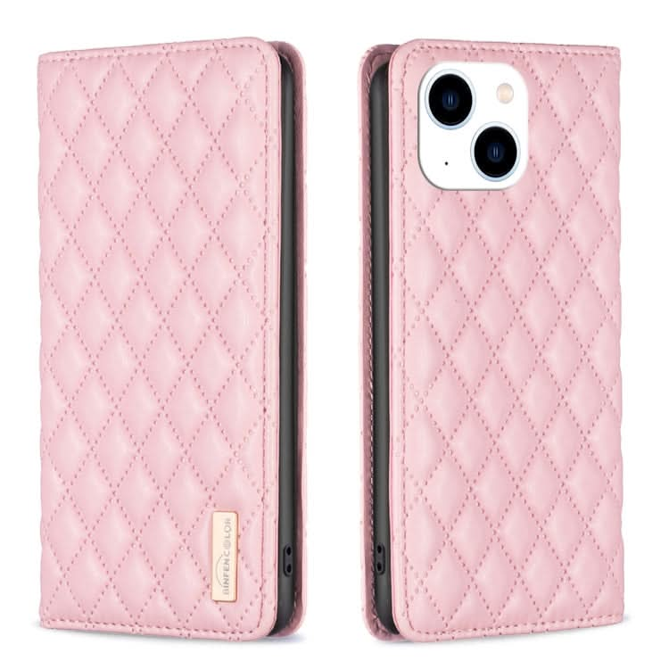 Diamond Lattice Magnetic Leather Flip Phone Case, Series 1