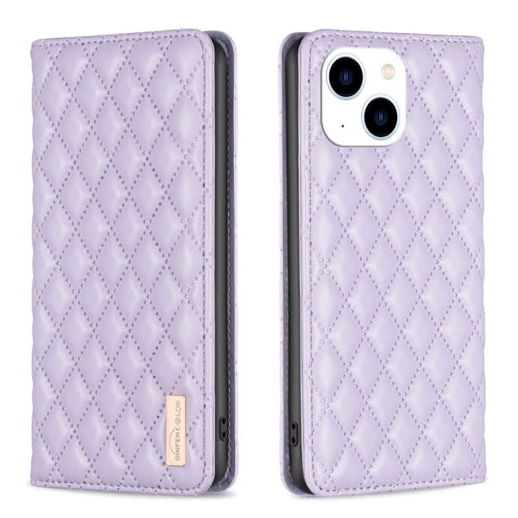 Diamond Lattice Magnetic Leather Flip Phone Case, Series 1