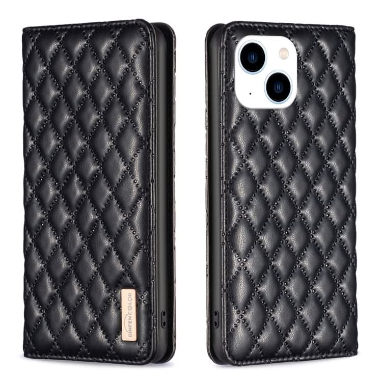 Diamond Lattice Magnetic Leather Flip Phone Case, Series 1