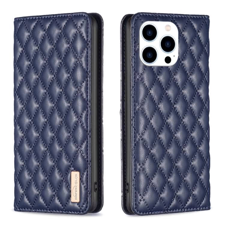 Diamond Lattice Magnetic Leather Flip Phone Case, Series 2