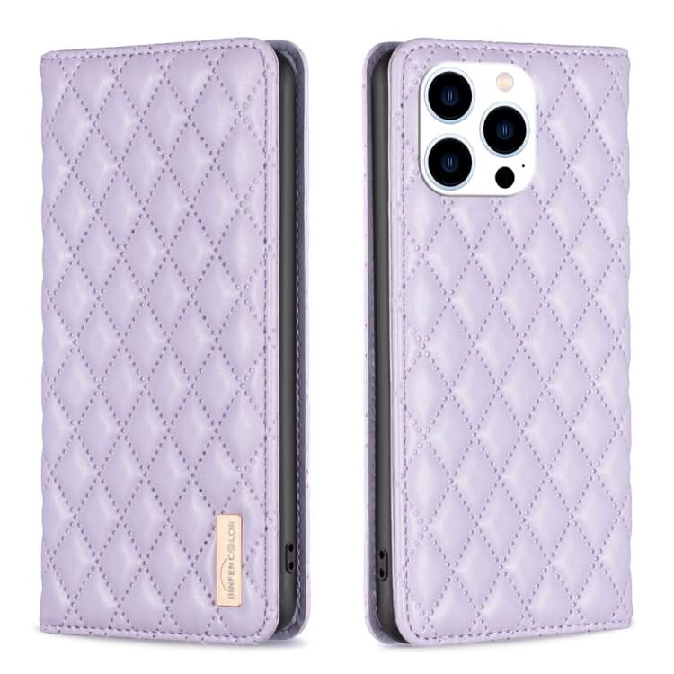 Diamond Lattice Magnetic Leather Flip Phone Case, Series 2