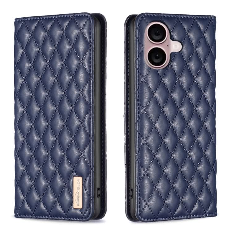 Diamond Lattice Magnetic Leather Flip Phone Case, Series 2