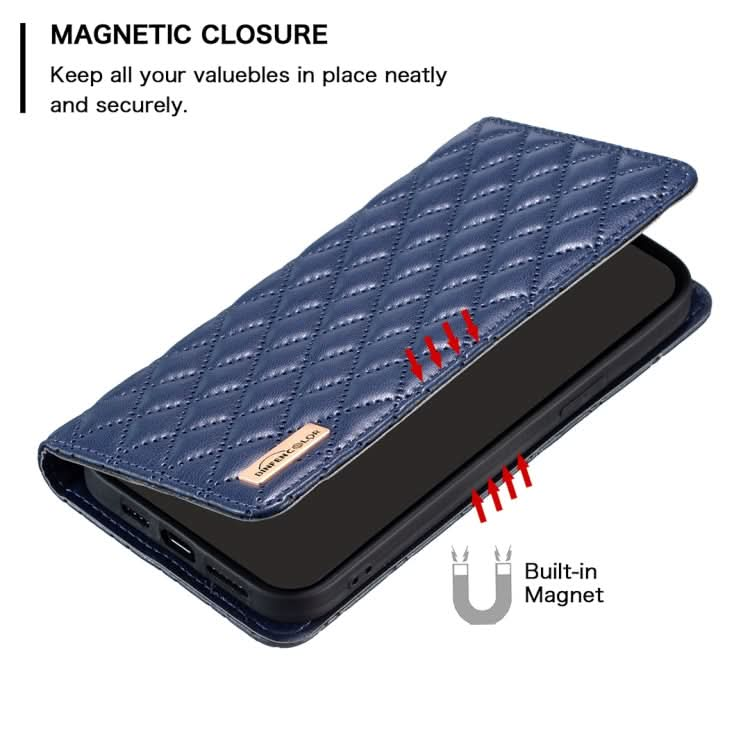 Diamond Lattice Magnetic Leather Flip Phone Case, Series 2