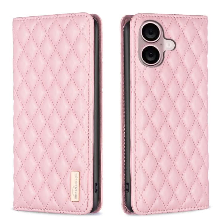 Diamond Lattice Magnetic Leather Flip Phone Case, Series 2