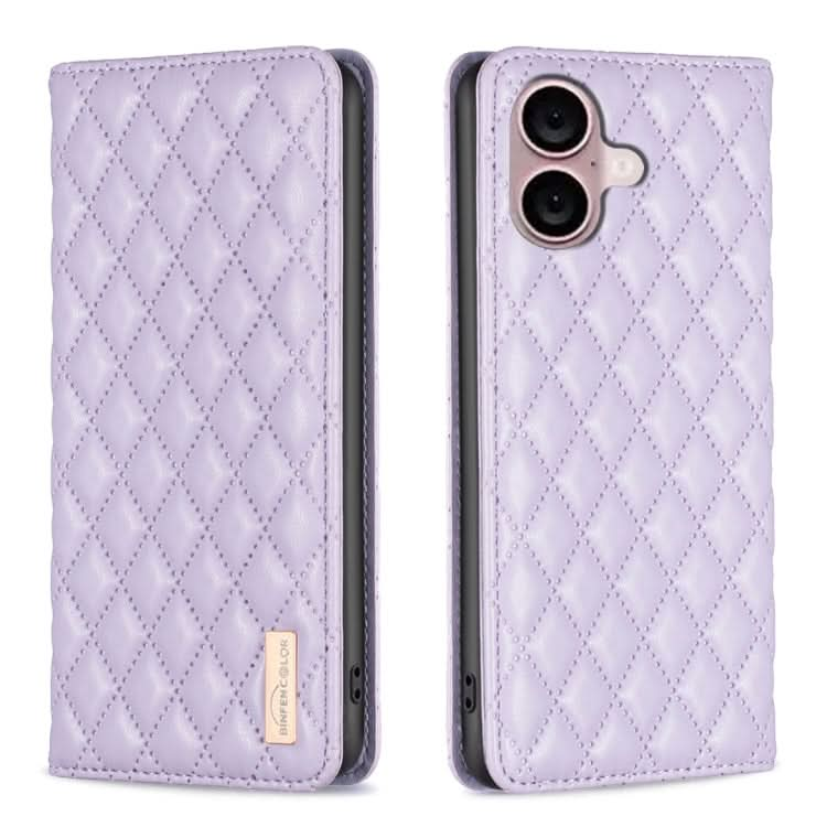 Diamond Lattice Magnetic Leather Flip Phone Case, Series 2