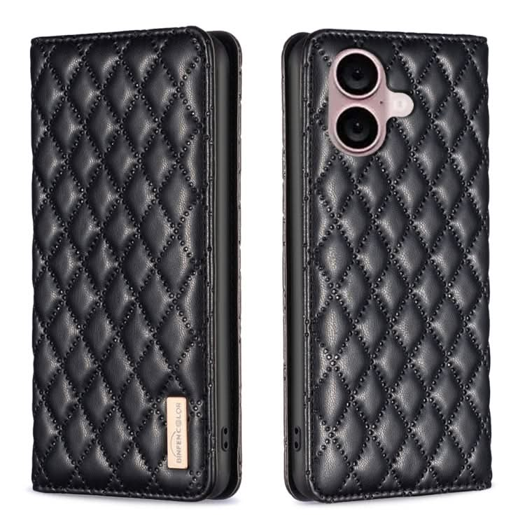 Diamond Lattice Magnetic Leather Flip Phone Case, Series 2