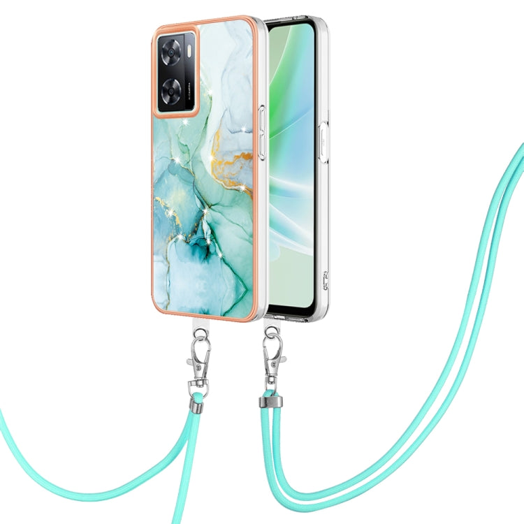 Electroplating Marble Dual-side IMD Phone Case with Lanyard My Store