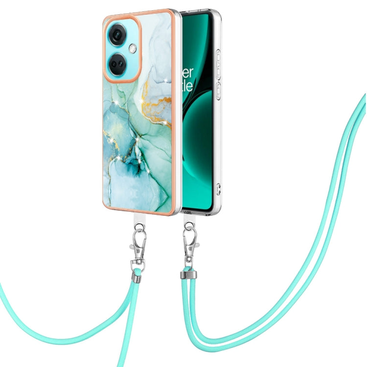 Electroplating Marble Dual-side IMD Phone Case with Lanyard My Store