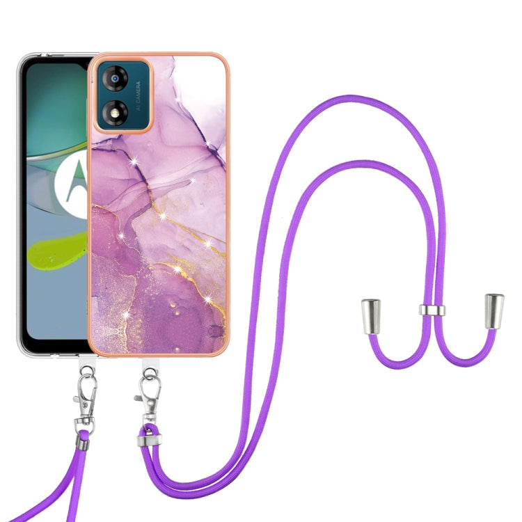 Electroplating Marble Dual-side IMD Phone Case with Lanyard, Series 3 My Store