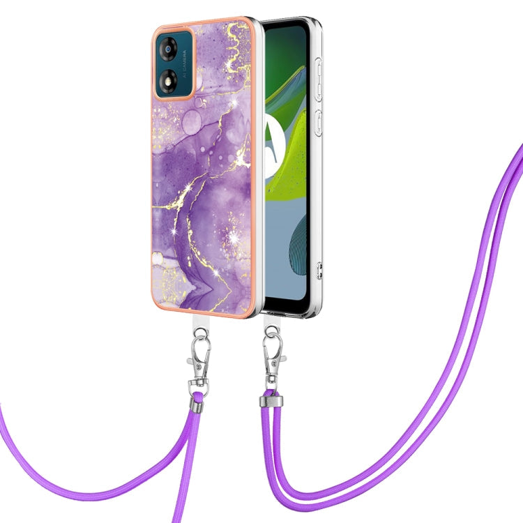 Electroplating Marble Dual-side IMD Phone Case with Lanyard, Series 3 My Store