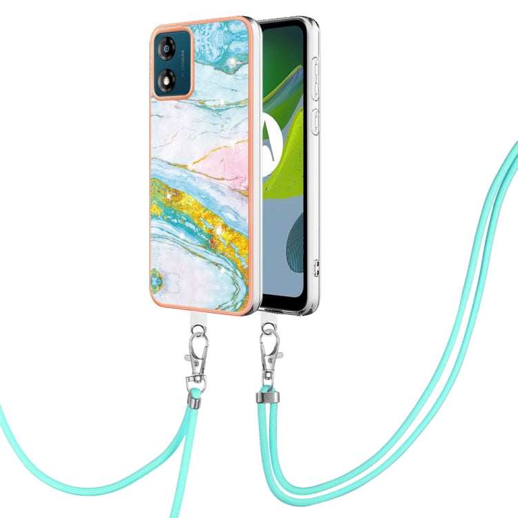 Electroplating Marble Dual-side IMD Phone Case with Lanyard, Series 3 My Store