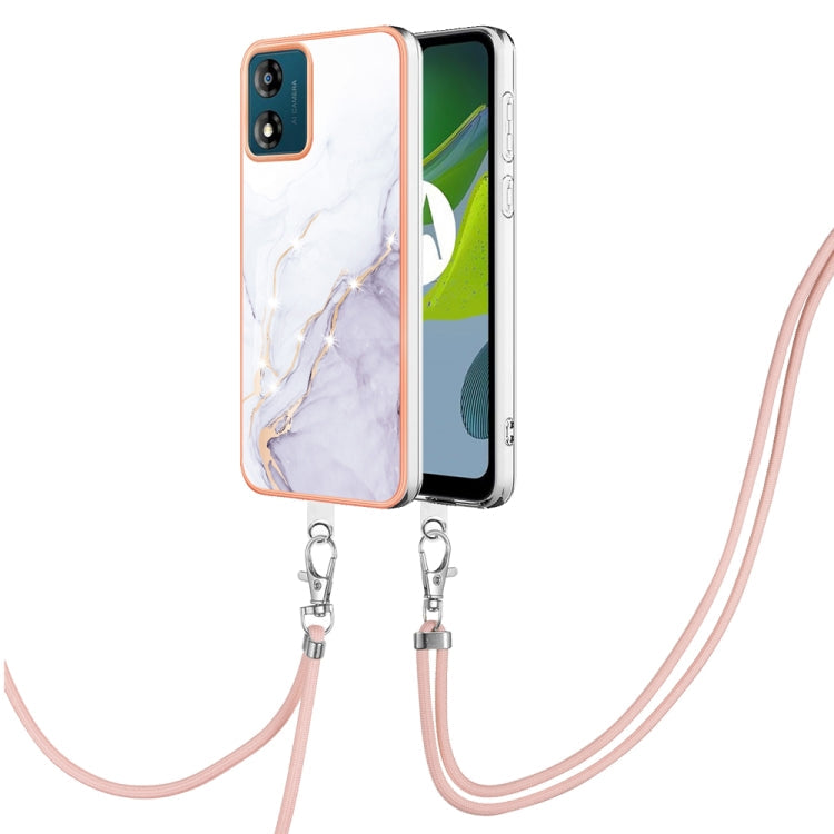 Electroplating Marble Dual-side IMD Phone Case with Lanyard, Series 3 My Store