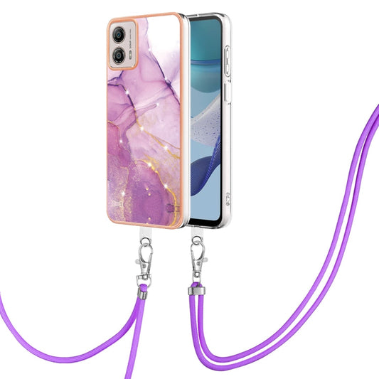 Electroplating Marble Dual-side IMD Phone Case with Lanyard, Series 2 My Store