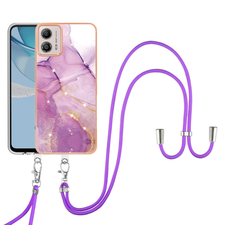 Electroplating Marble Dual-side IMD Phone Case with Lanyard, Series 2 My Store