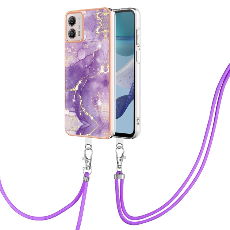 Electroplating Marble Dual-side IMD Phone Case with Lanyard, Series 2 My Store