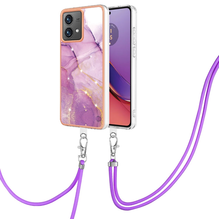 Electroplating Marble Dual-side IMD Phone Case with Lanyard, Series 2 My Store