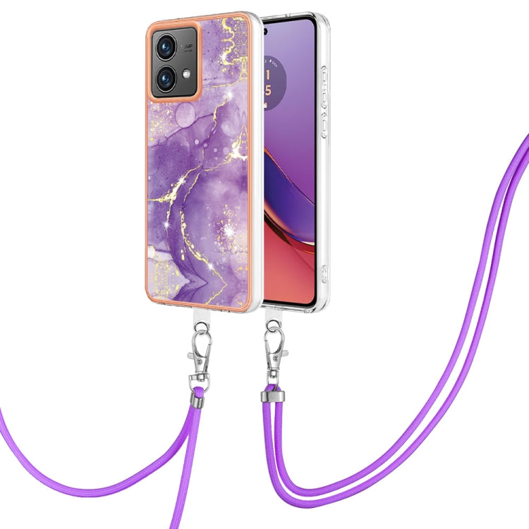 Electroplating Marble Dual-side IMD Phone Case with Lanyard, Series 2 My Store