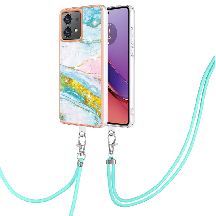 Electroplating Marble Dual-side IMD Phone Case with Lanyard, Series 2 My Store