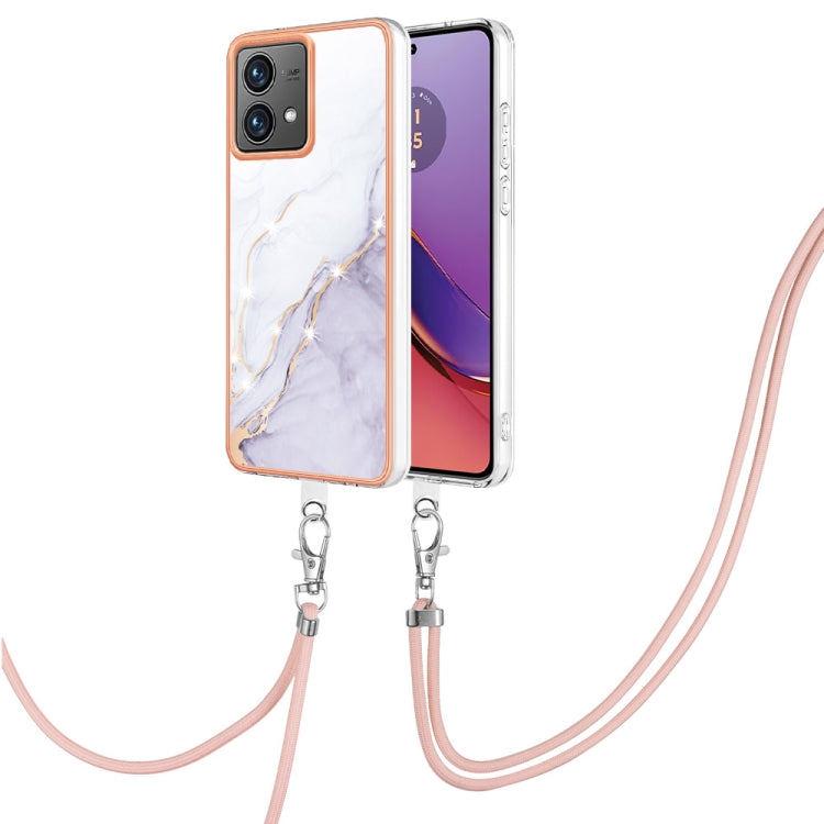 Electroplating Marble Dual-side IMD Phone Case with Lanyard, Series 2 My Store