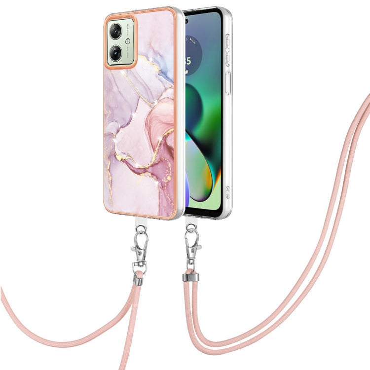 Electroplating Marble Dual-side IMD Phone Case with Lanyard, Series 1 My Store