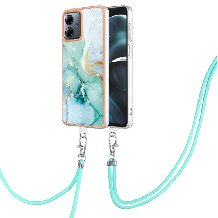 Electroplating Marble Dual-side IMD Phone Case with Lanyard, Series 2 My Store