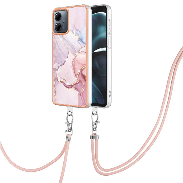 Electroplating Marble Dual-side IMD Phone Case with Lanyard, Series 2 My Store