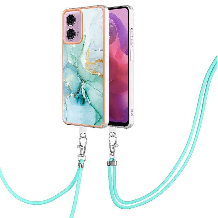 Electroplating Marble Dual-side IMD Phone Case with Lanyard, Series 1 My Store