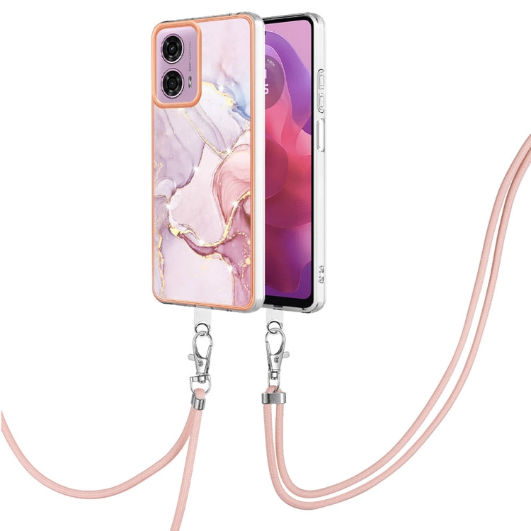 Electroplating Marble Dual-side IMD Phone Case with Lanyard, Series 1 My Store