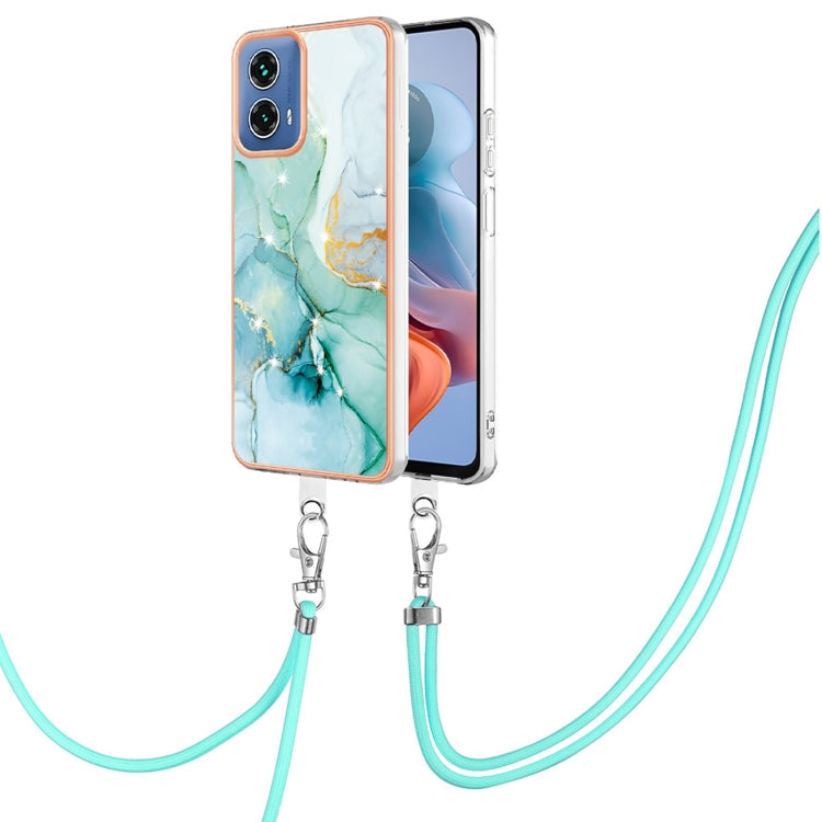 Electroplating Marble Dual-side IMD Phone Case with Lanyard, Series 2 My Store