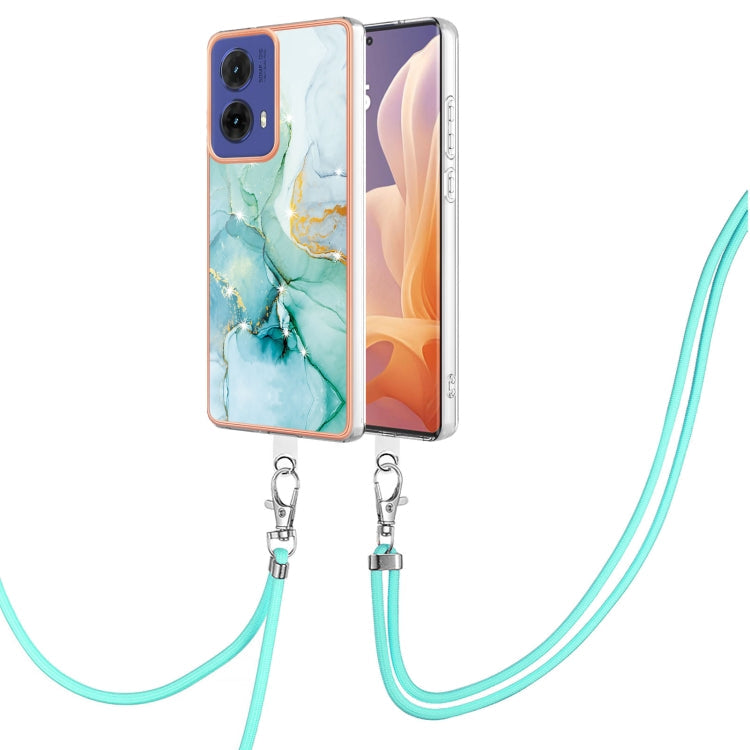 Electroplating Marble Dual-side IMD Phone Case with Lanyard, Series 1 My Store