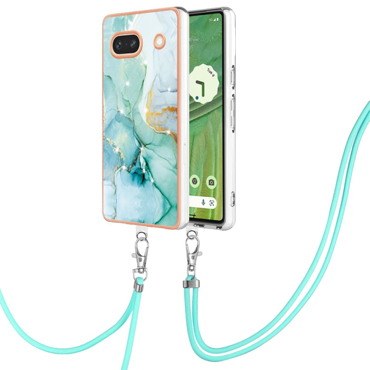 Electroplating Marble Dual-side IMD Phone Case with Lanyard, Series 1 My Store