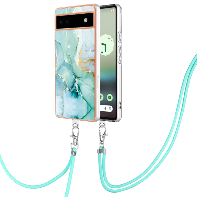 Electroplating Marble Dual-side IMD Phone Case with Lanyard, Series 2 My Store