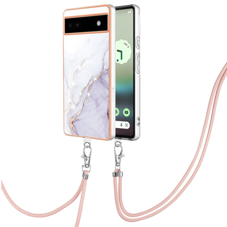 Electroplating Marble Dual-side IMD Phone Case with Lanyard, Series 2 My Store