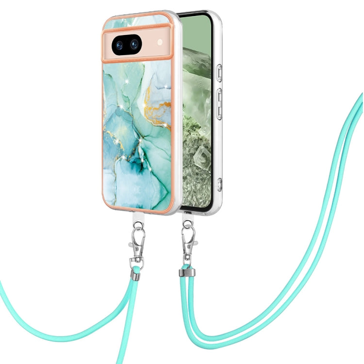 Electroplating Marble Dual-side IMD Phone Case with Lanyard, Series 1 My Store