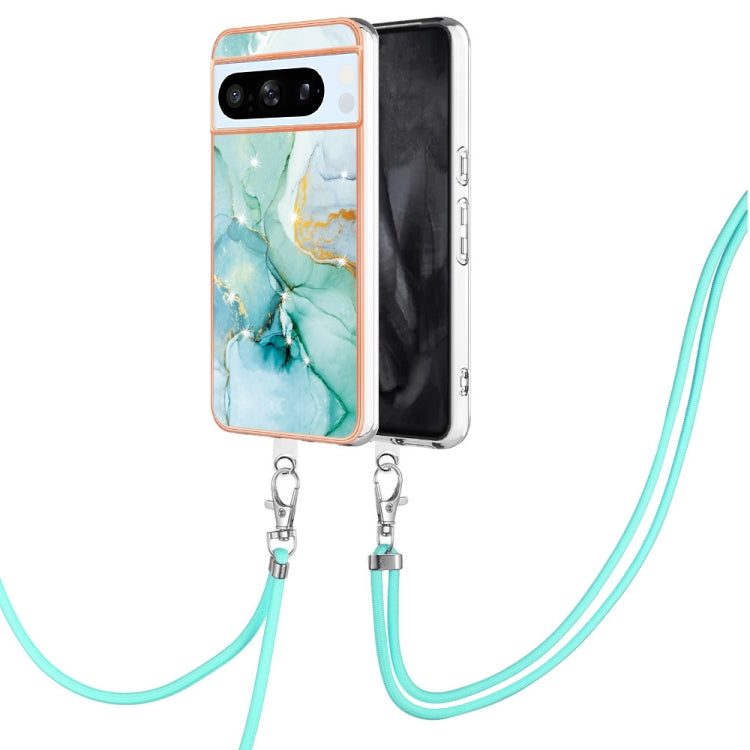 Electroplating Marble Dual-side IMD Phone Case with Lanyard, Series 1 My Store