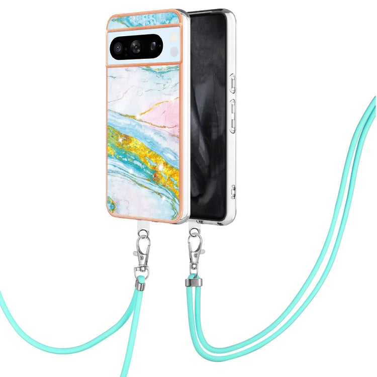 Electroplating Marble Dual-side IMD Phone Case with Lanyard, Series 1 My Store