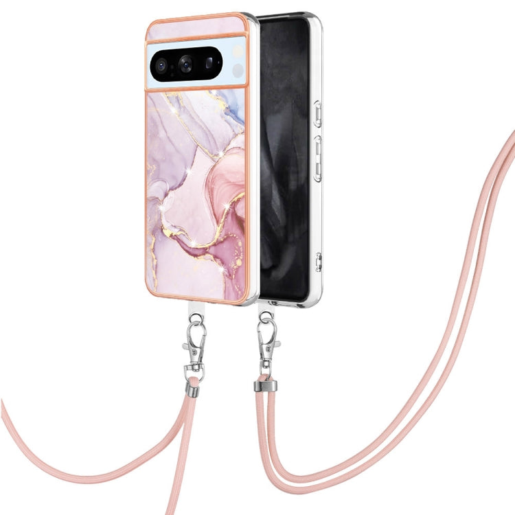 Electroplating Marble Dual-side IMD Phone Case with Lanyard, Series 1 My Store